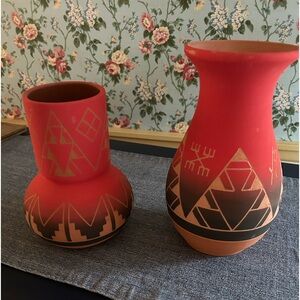 Original Sioux pottery vases